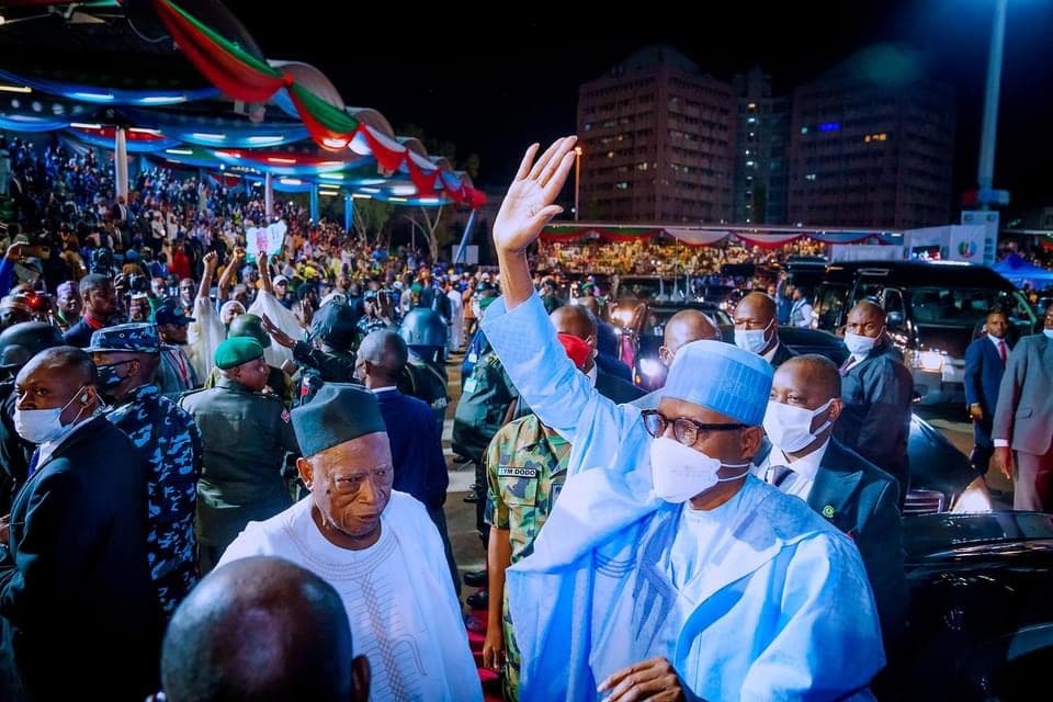 Photos: Buhari, Wife, Others At The APC Convention In Abuja