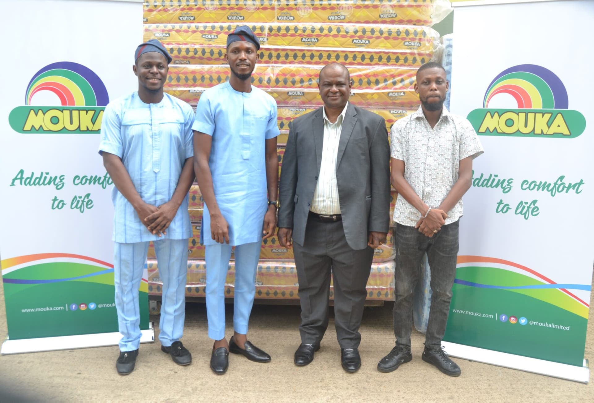 Mouka Donates Mattresses to Chess in Slums Africa to Support its Initiatives