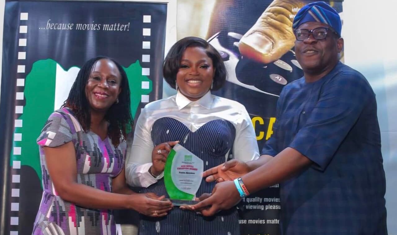 NFVCB Honours Funke Akindele As Nollywood Box Office Champion